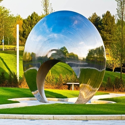 مجسمه فلزی در فضای باز SS Abstract باغ مدرن