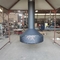شومینه 800 میلی متری معلق بخاری های داخلی سقفی نصب شده با چوب سوزان معلق