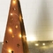تزئینات باغ فلزی 500 میلی متری درخت کریسمس کورتن فولادی با LED