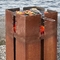 آتش نشانی و کوره فولادی کورتن مربعی تزئینی