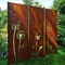 تزئینی باغچه برش لیزری پانل های فولادی کورتن الگوهای قاصدک ISO9001