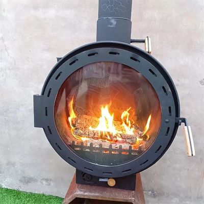اجاق گاز معلق سقف شومینه دوار چوب سوز تزئینی
